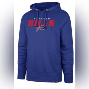 New W/Tag! Buffalo Bills Men’s 47 Brand Royal Blue Headline Pullover Hoodie